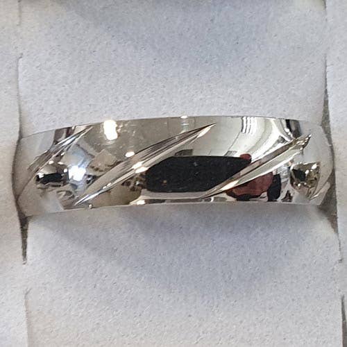 stainless steel ring, silver for wholesale by EHAWA