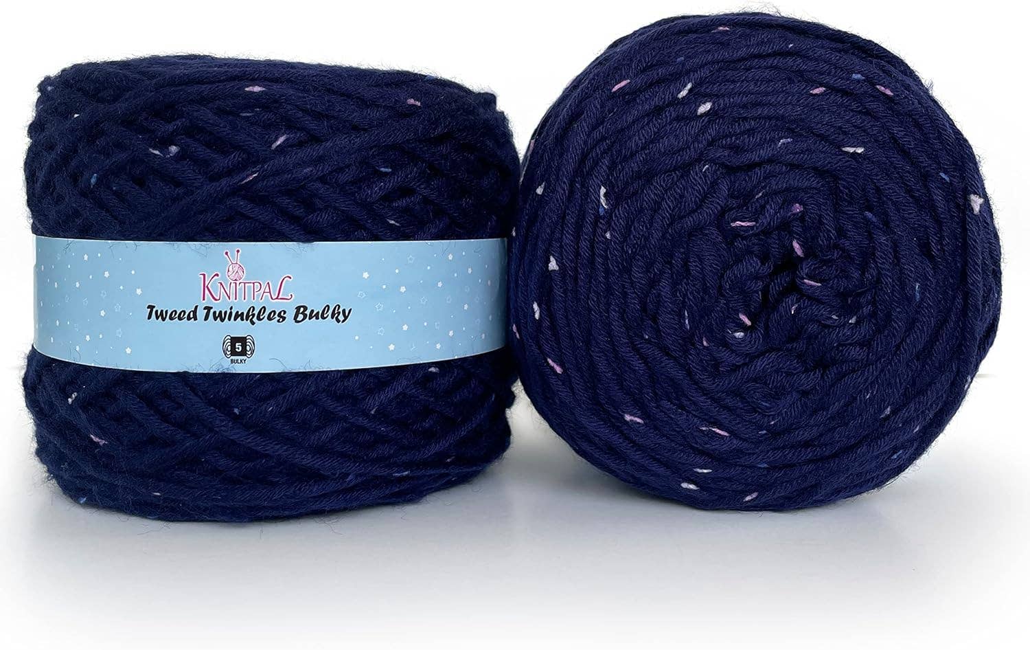 KnitPal - Wholesale Yarn - Tweed Twinkles Bulky - Soft Acrylic Blend9