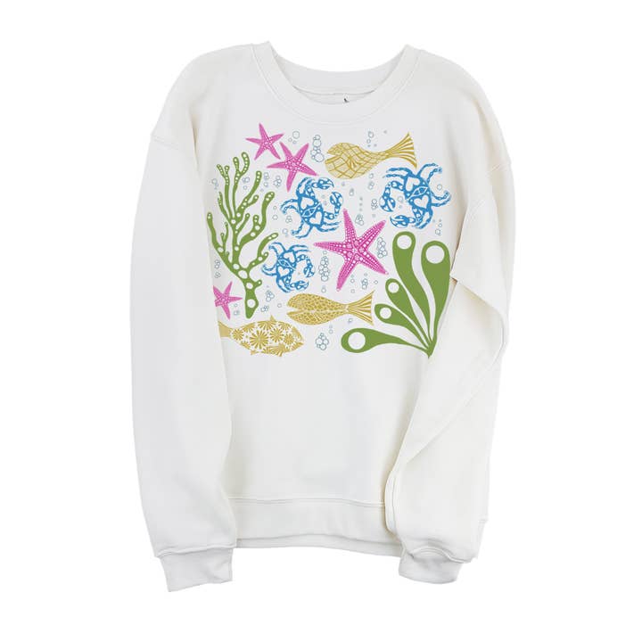 Seashore Adventure Ollie Übergrößen-Sweatshirt für den Großhandel von Supermaggie @ Faire