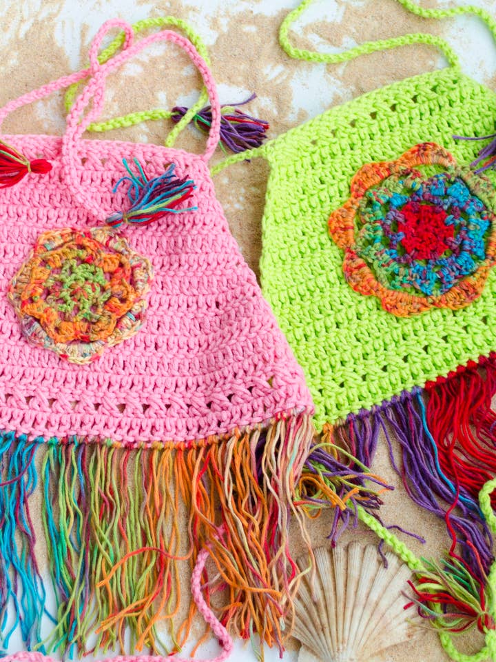 Crochet Top for Kids, Halter Top Toddler Baby Girl Tank Top for wholesale by mayAqua