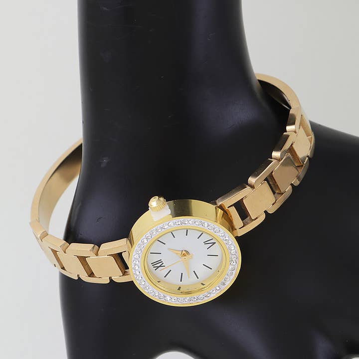 Montre Chaîne à Maillons Bijoutée pour la vente par 3AM BY H&D ACCESSORIES