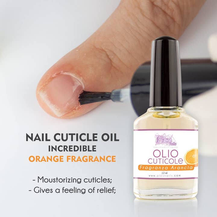 Pics Nails - Wholesale Cuticle Oil - Professional Hand And Foot Cuticle Oil 12Ml - Orange Fragrance - Moisturizing And Regenerating Oil For Hand And Foot Cuticles2