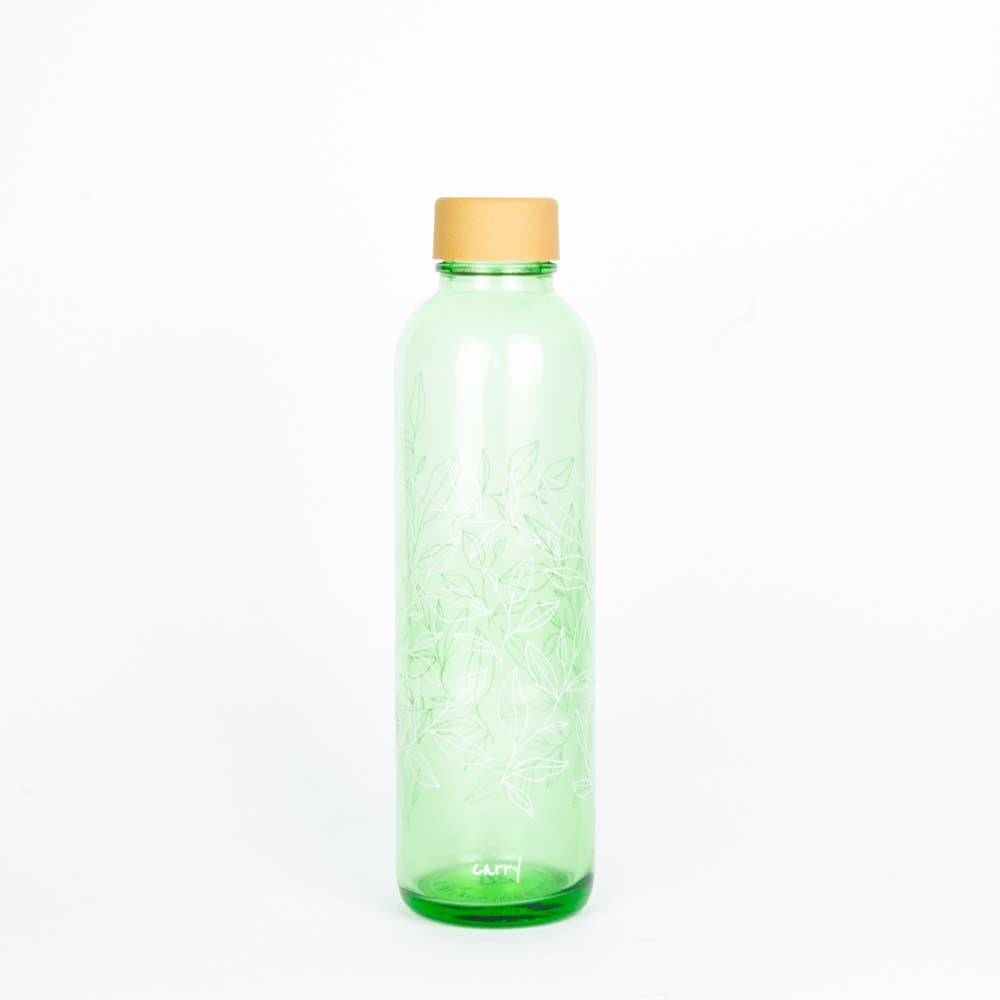 Carry Bottles - Wholesale Water Bottle - Glass water bottle - CARRY Bottle GREEN HARMONY 0.7l0