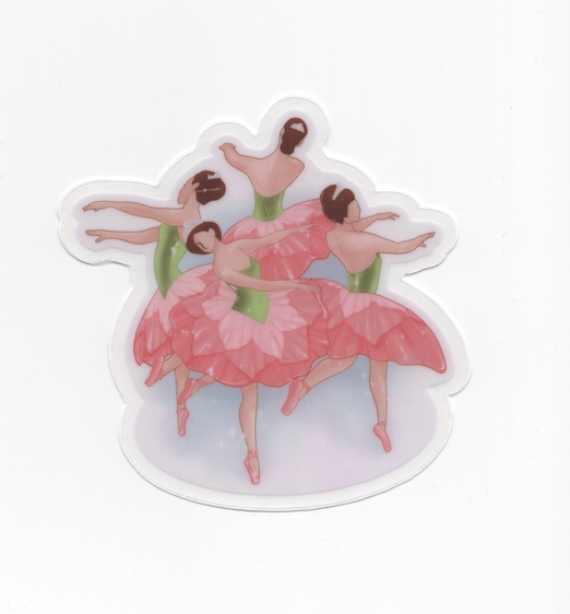 Denali & Co. - Wholesale Sticker - Notenkraker Wals van de Bloemen Sticker, 7,4 cm x 7,6 cm4