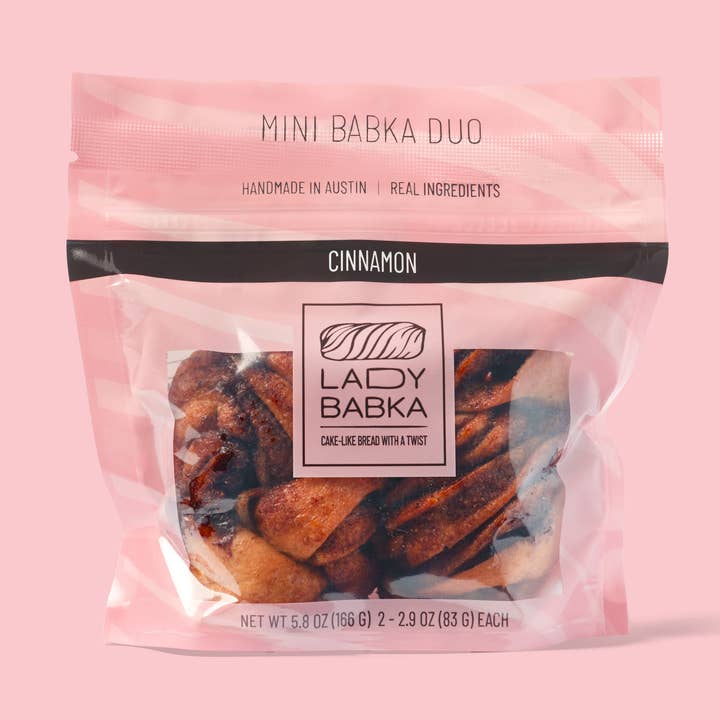 Cinnamon Mini babka - duo pack for wholesale by LADY BABKA