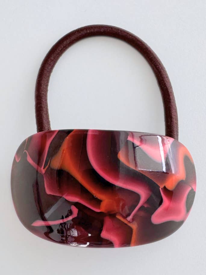 Reverie Haar - Aurora Bänder / Granat / Haargummi für den Großhandel von PONY-O UK