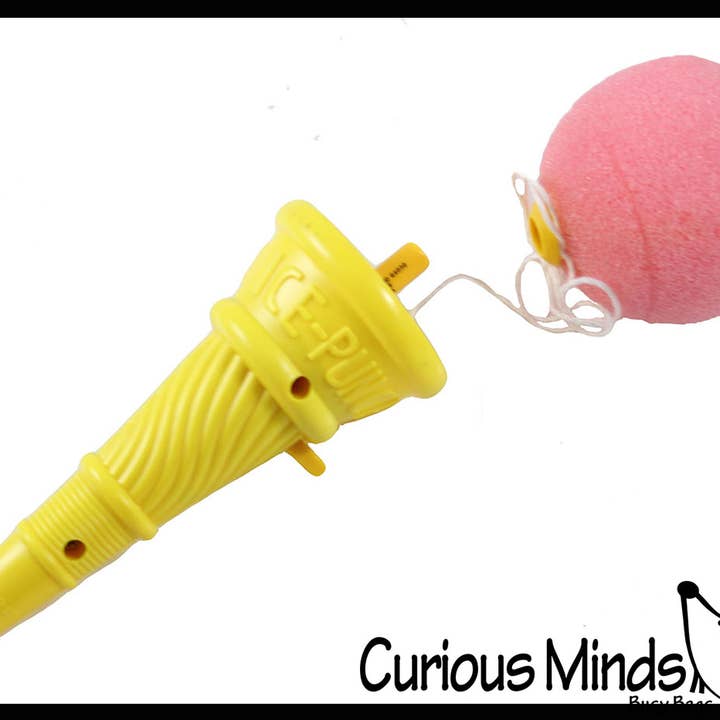 Curious Minds Toys - Wholesale Classic toy – Kids - 1 Small Ice Cream Cone Shooter Popper Toy - Foam Ball Shoots1