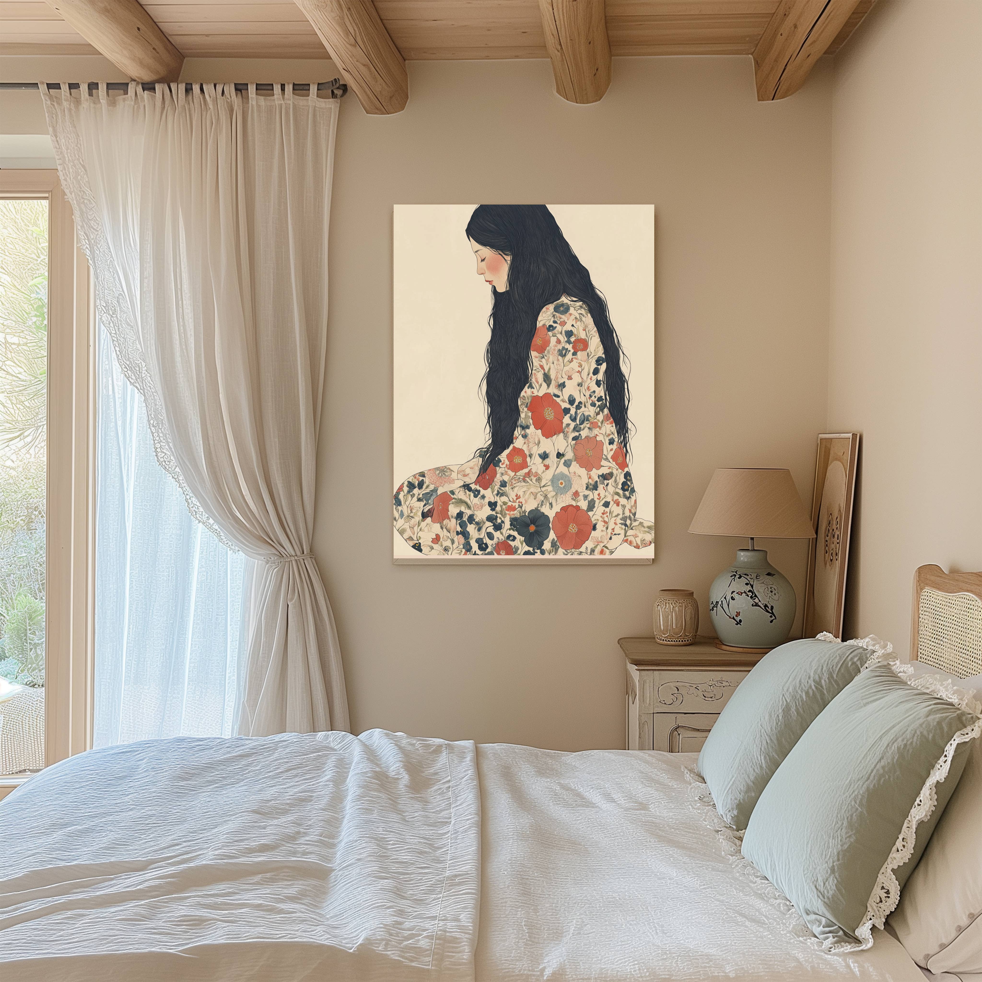 Kumo Art Prints - Wholesale Art Print - Female Flower Art Print    2