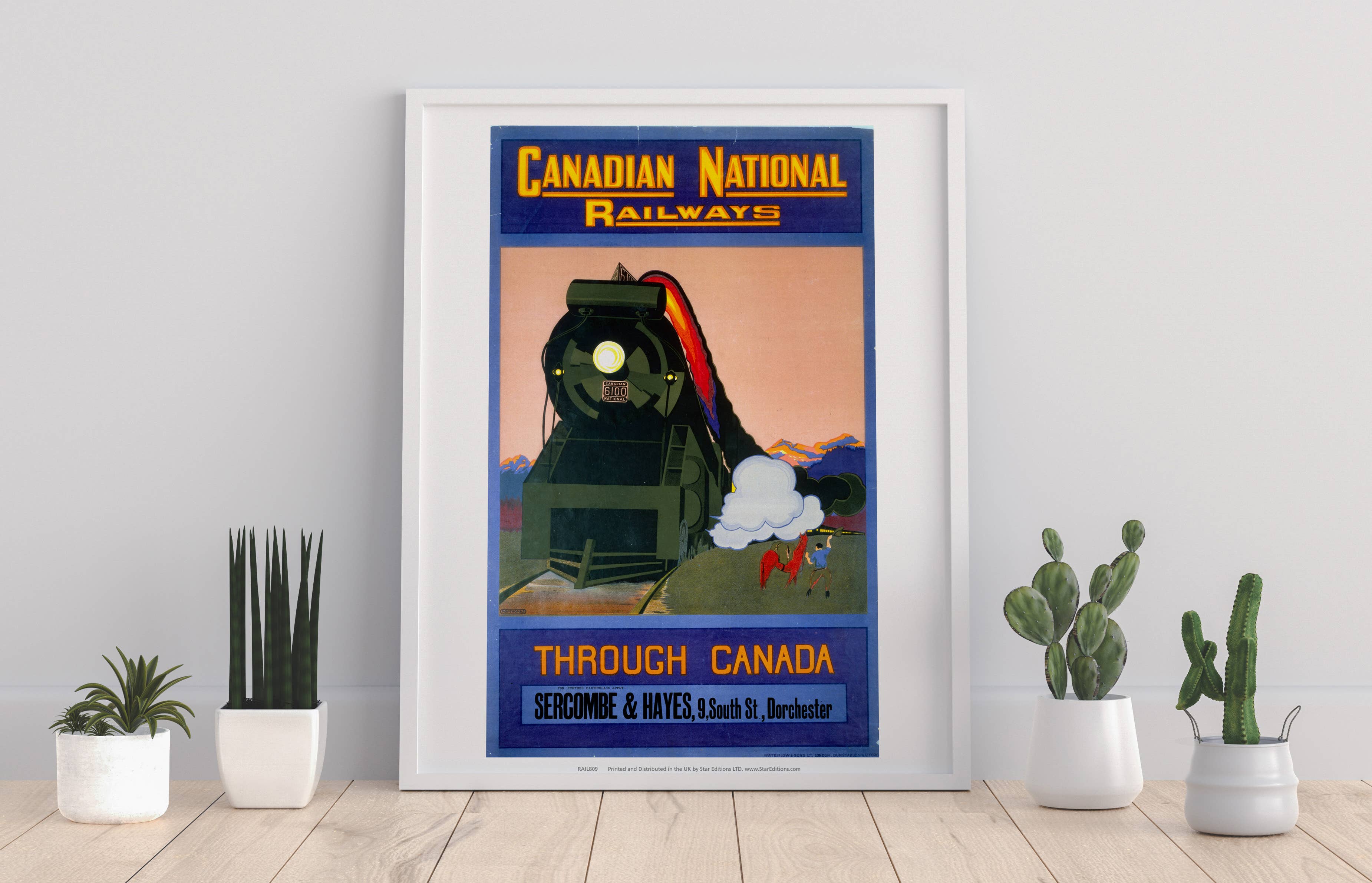 Star Editions – Großhandel Kunstdruck – Canadian National Railways - Durch Kanada - Kunstdruck0