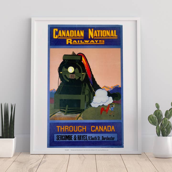 Star Editions – wholesale Konsttryck – Canadian National Railways - Genom Kanada - Konsttryck0