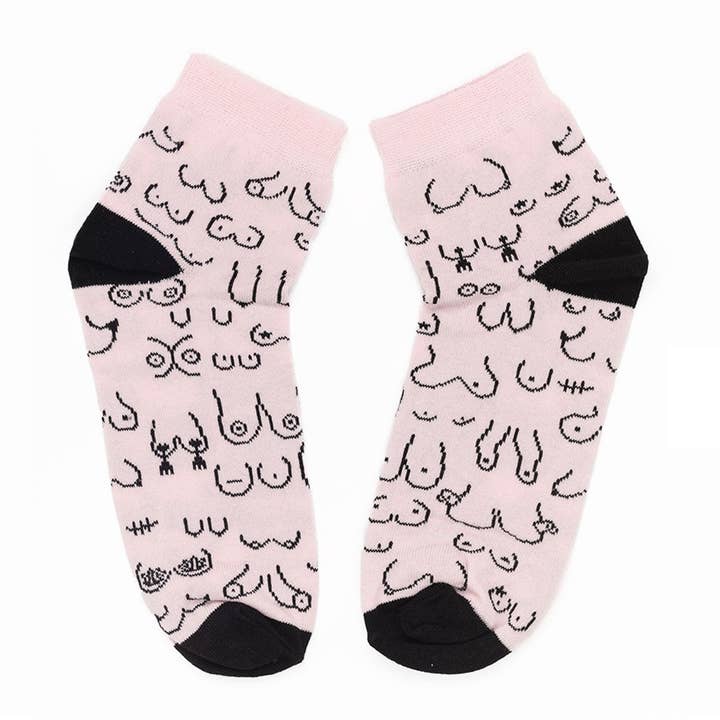 Boobs Print Socks for wholesale by The Spark Company