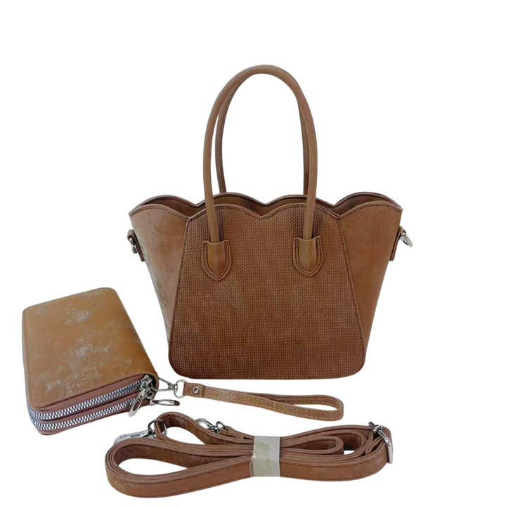 AR New York - Wholesale Top Handle Bag - Women's - 7208 - Satchel Handbag with Wallet 2 in 16
