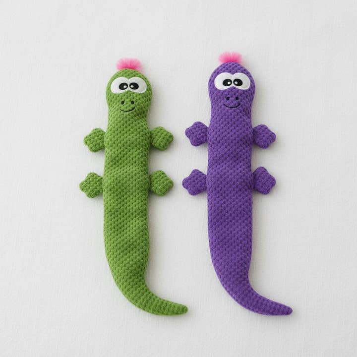 kapeit - Wholesale Pet Toy - Cat/Dog - Colorful Plush Lizard Chew Toy for Dogs2