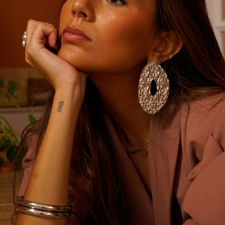 Woonder - Wholesale Dangle Earrings - Silver Coins7