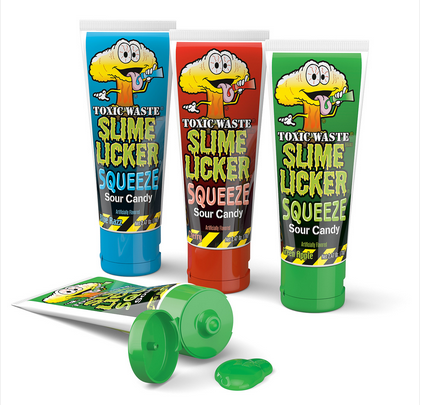 iSweet.ca - Wholesale Putty/Slime - Kids - Toxic Waste Slime Licker Squeeze Blue Razz & Cherry0