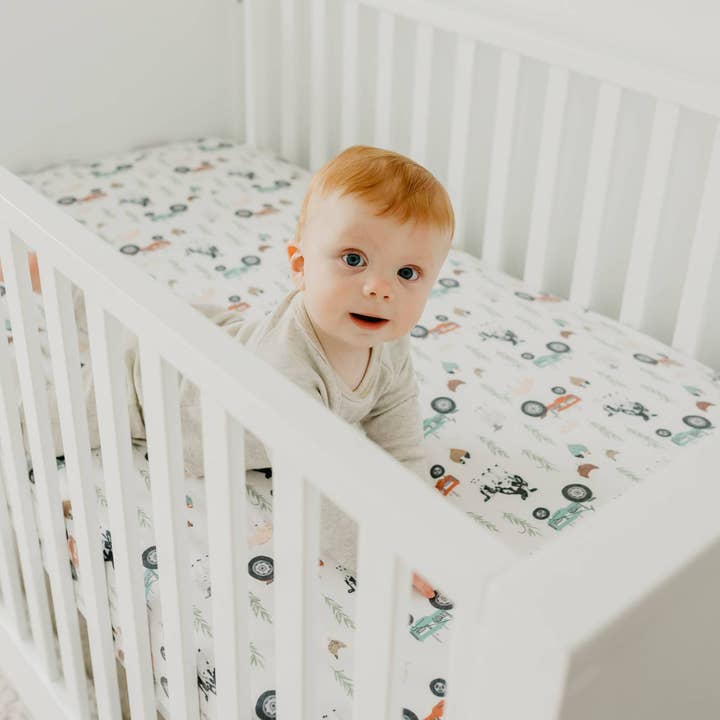 Copper Pearl - Wholesale Cot/Crib Sheets - Premium Knit Fitted Crib Sheet - Jo3