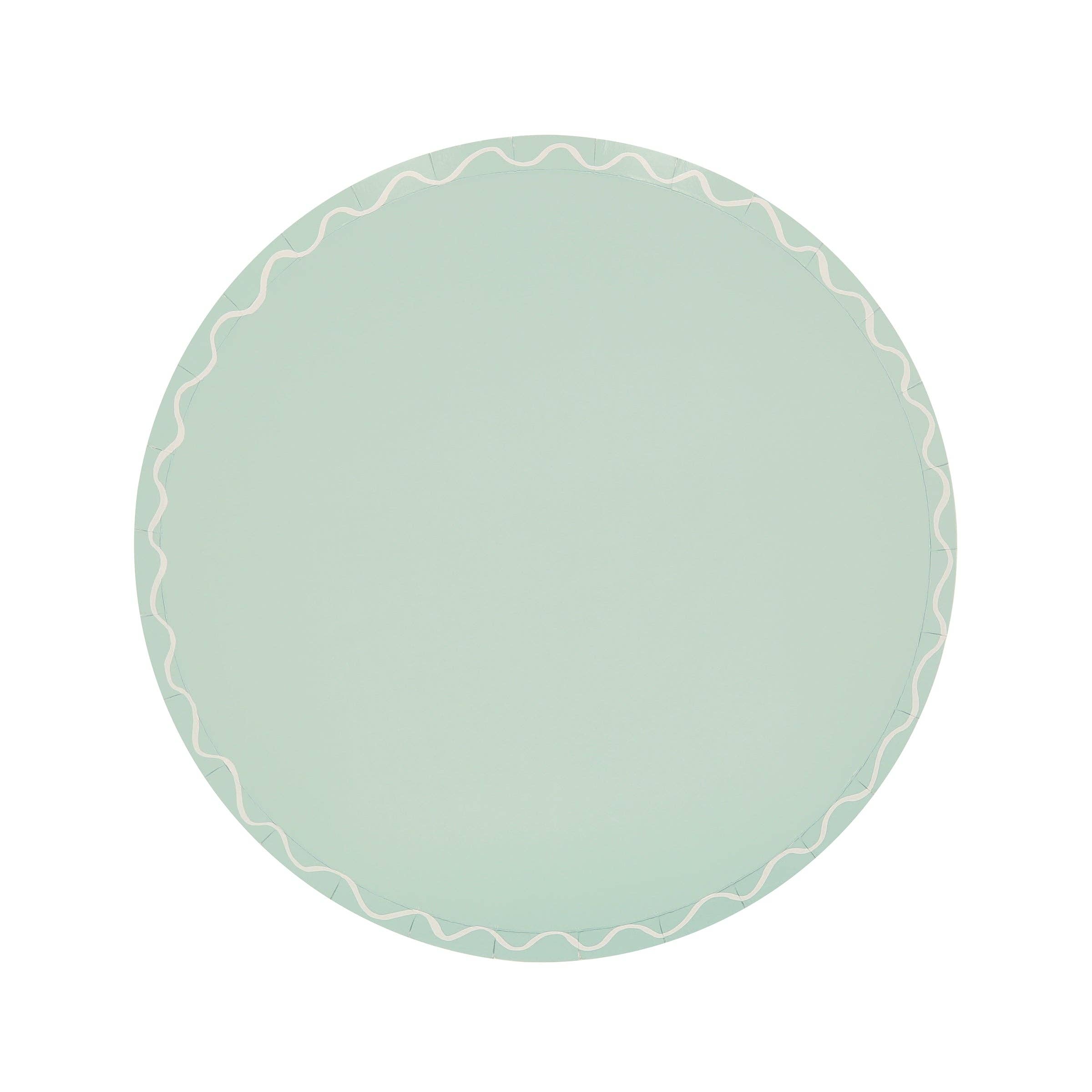 Meri Meri – wholesale Disposable plate – Mixed Wavy Line Side Plates7