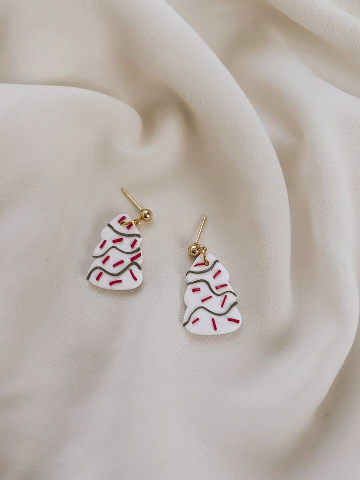 Christmas Treat Earrings, Christmas Earrings for wholesale by Placed by Grace