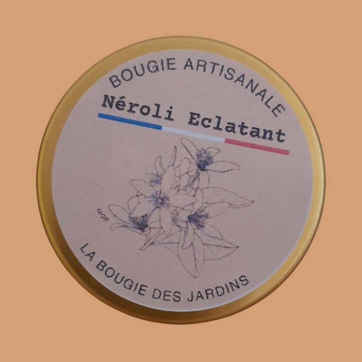 Bougie Capsule cires de soja et colza 40g - Néroli pour la vente par LA BOUGIE DES JARDINS