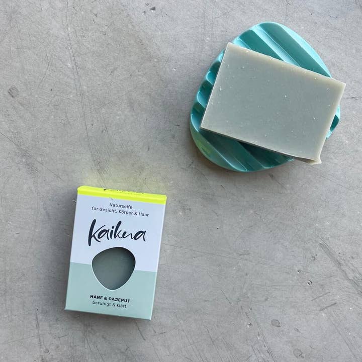 kaikua - natural craft soap – Engroshandel Sæbestykke – kaikua naturlig sæbe - hamp & cajeput