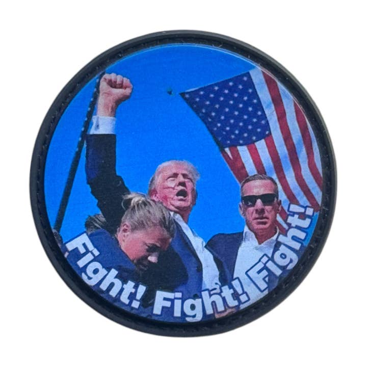 TRUMP KAMP!!! - PVC MORALEMÄRKE för wholesale av ARTPATCHES