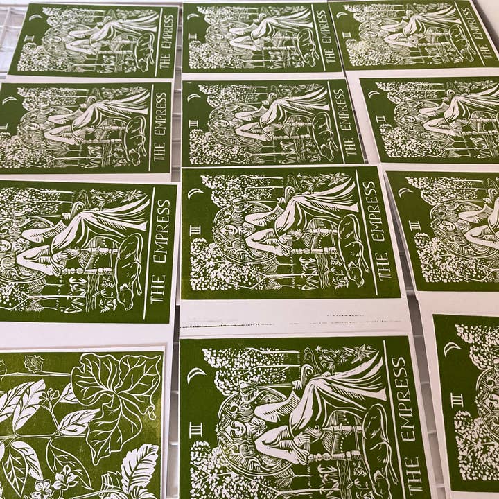 Kathie Studio - Wholesale Moederdagkaartje - Keizerin Tarotkaart/Moederdagkaart2