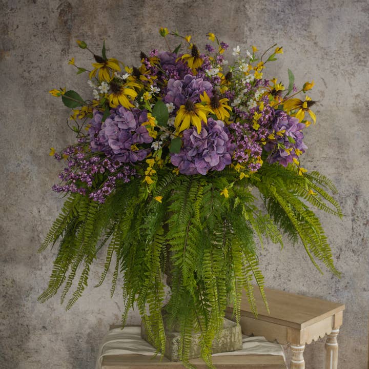 Ragon House - Wholesale Artificial Plant - 32" LACEY FERN HANGING BUSH