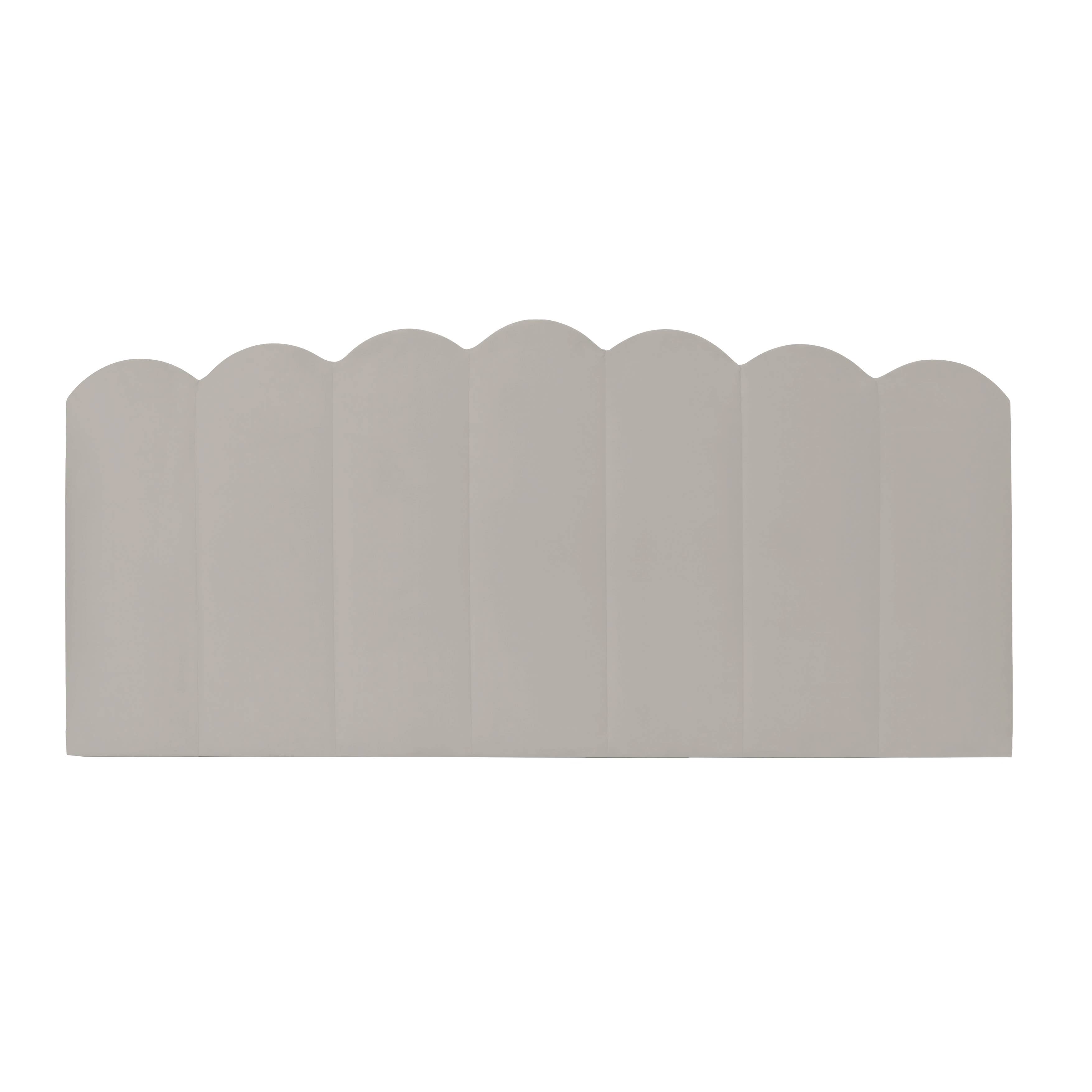 Really Nice Things - Wholesale Headboard - Upholstered headboard in gray velvet 160x74cm0