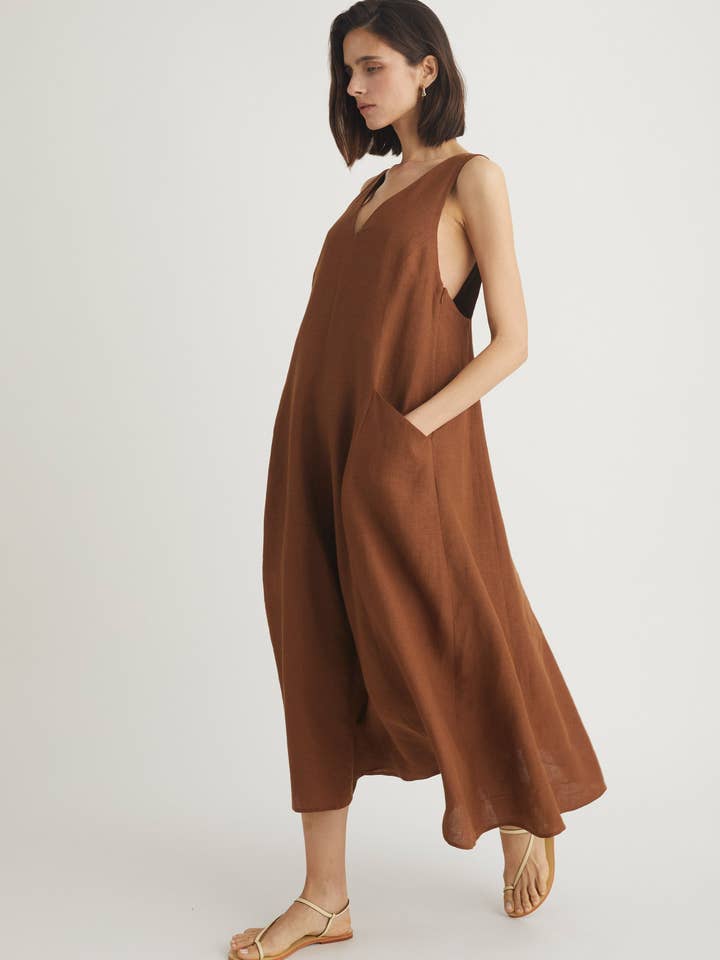 CLEMENTINE em castanho terra por atacado de EIDYLLIA