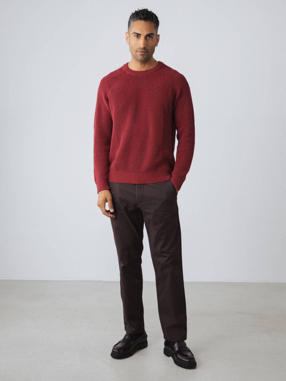 Honest Basics - Wholesale Knit Sweater - Men's - Heavy Knit Jumper Men30