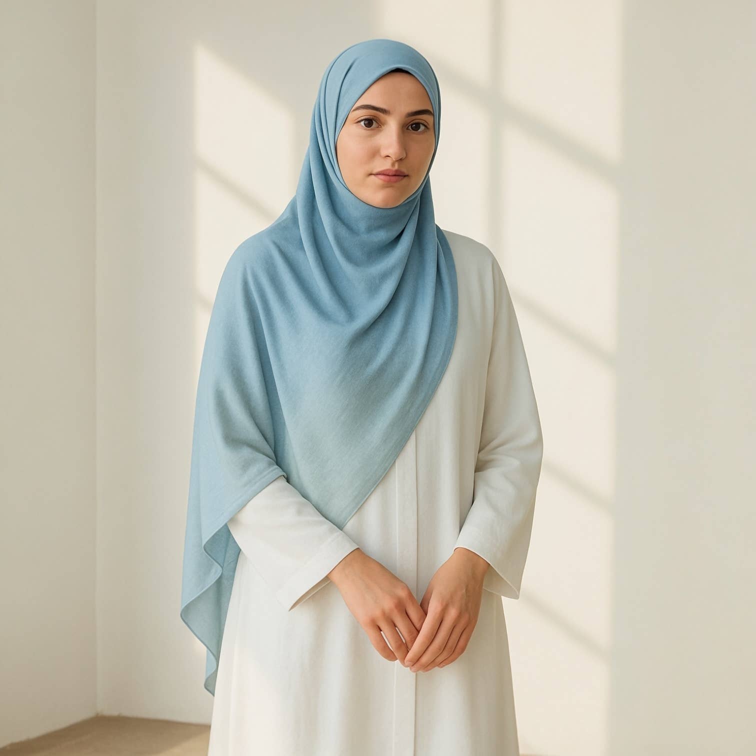 Hijab Collections - Wholesale Hijab - Dames - Modal hijab met subtiele ombre35