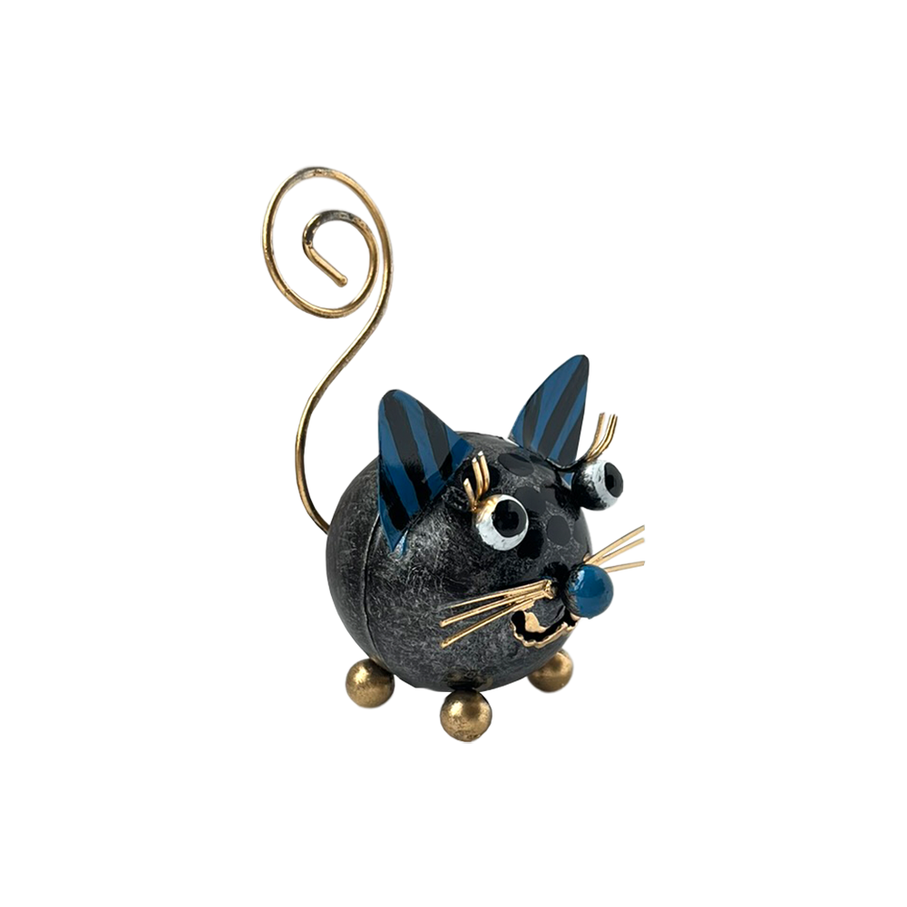 VIE - Venta al por mayor Figura decorativa - Extravagante animal de cola rizada de metal, aproximadamente 8 x 7 x 4 cm15