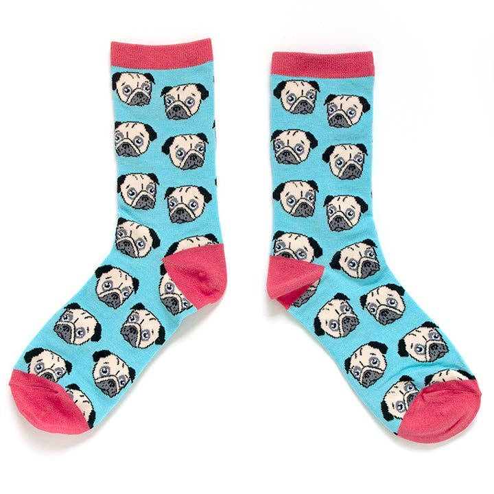 Smarty Pants Paper - Venta al por mayor Calcetines - Mujer - Calcetines con diseño de carlino4