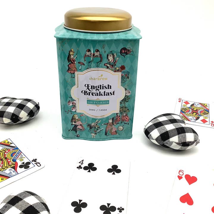 All Little Cute Things - Wholesale Tea Bags - Vintage Alice in Wonderland Tin 100 English Breakfast Teabag