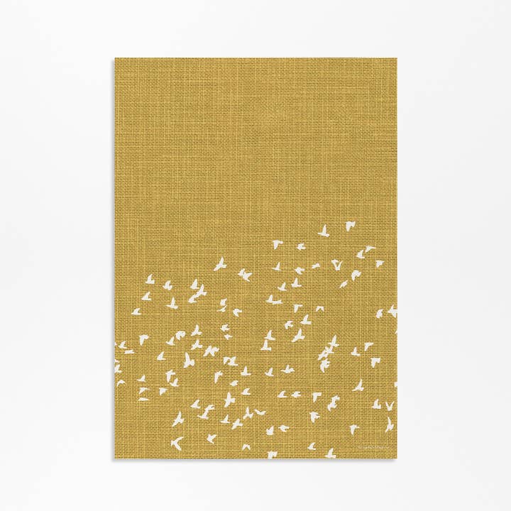 Japandi-stil Fågelflock Affisch för wholesale av Daring Dutch Designers