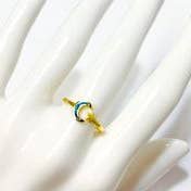 Modern Opus - Wholesale Single Stone/Solitaire Ring - Blue Opal Moon Ring RN20116
