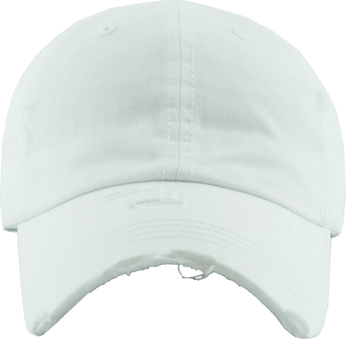 KBETHOS - Wholesale Ponytail Cap - Women's - Ponytail Washed Distressed Cotton Cap144