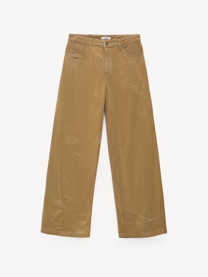 Jacob Twisted Denim Pants In Arid Thunder for wholesale by Plastik