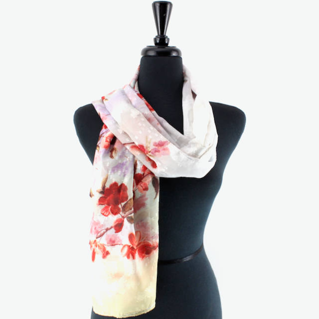 Pretty Persuasions - Wholesale Scarf - Women's - S25008 Royal Gardens Lightweight Scarf5