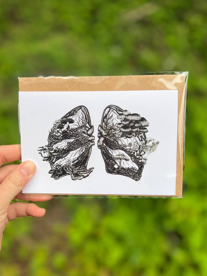 Svamplungor (S+V) Kort för wholesale av Meg Paints Hearts