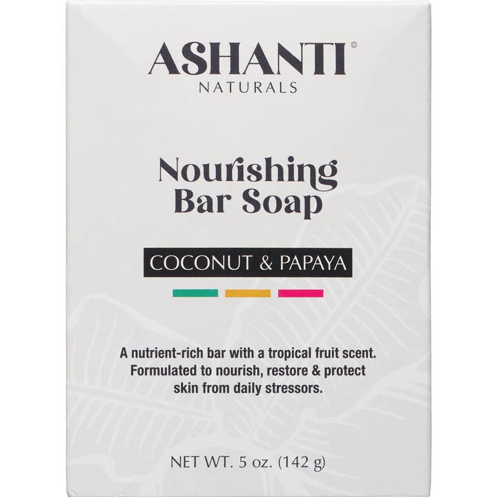Savon Nourrissant à la Noix de Coco et Papaye - 142 g pour la vente par Ashanti Naturals