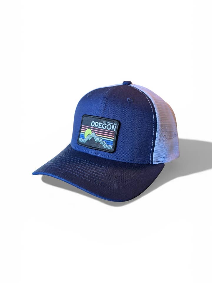 Oregon Vintage Patch Trucker Hat | Retro Snapback Cap for wholesale by Moove Headwear
