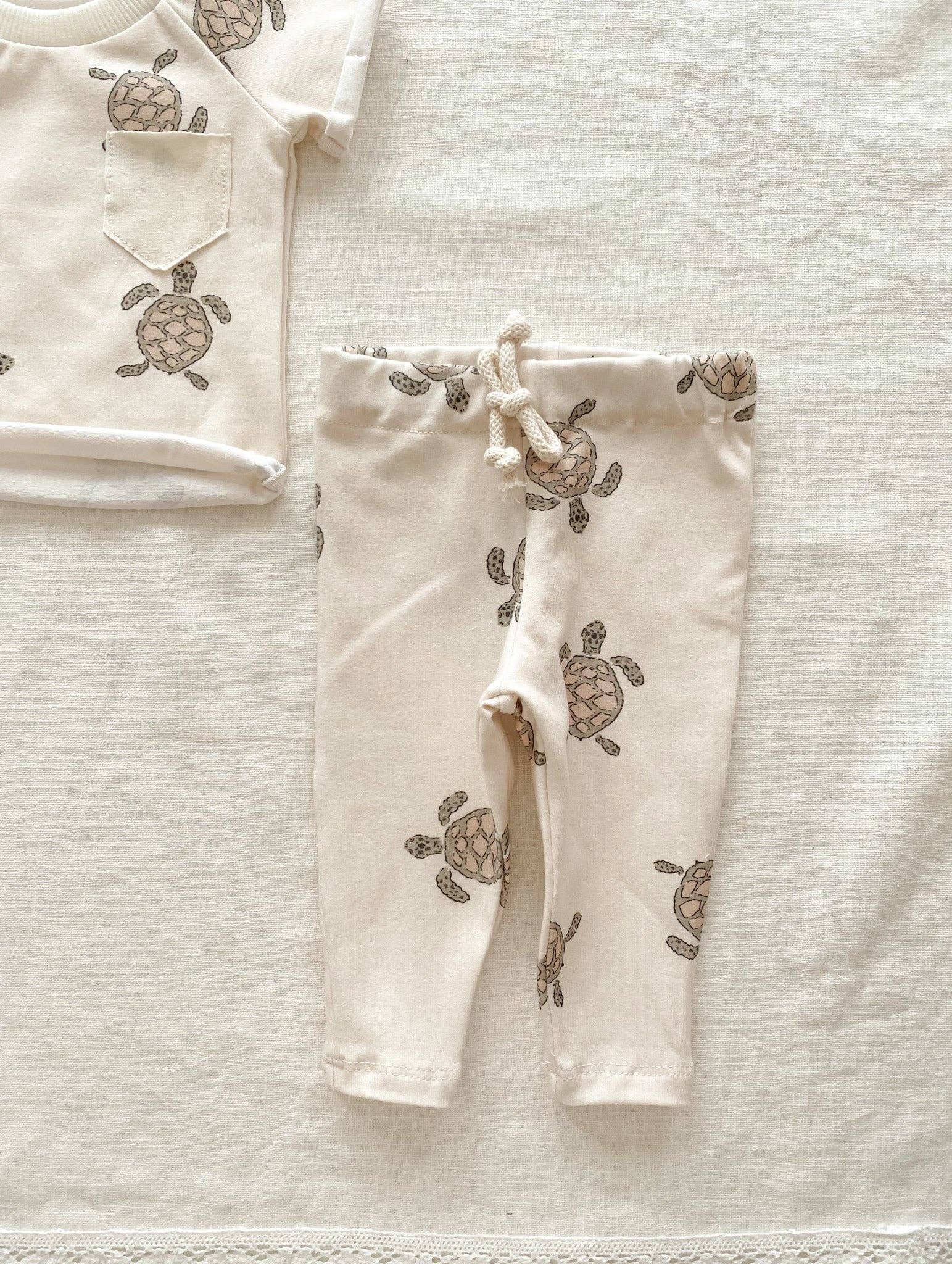 PETITE EvelinaApparel - Vendita all'ingrosso Leggings - Bambini - Leggings per bebè//tartarughe4