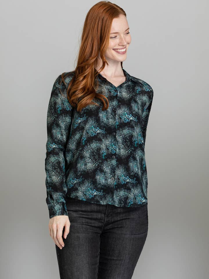 Skjorta med uppvikbara ärmar för wholesale av APNY