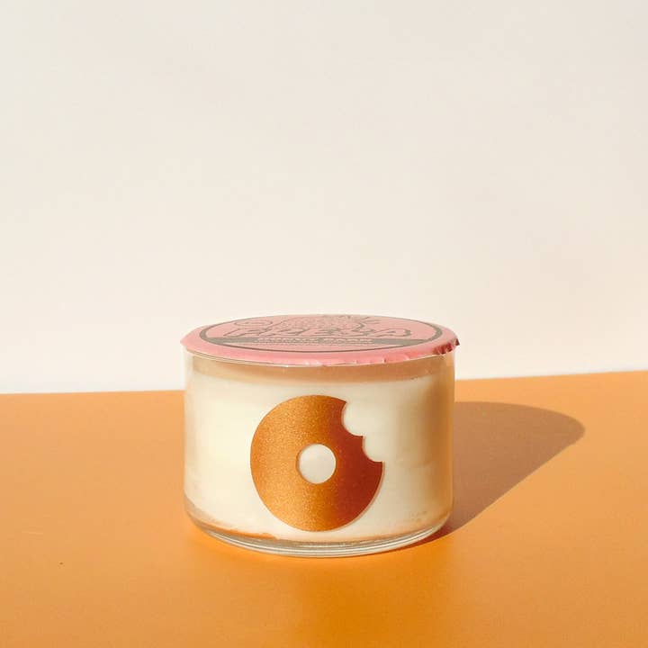 Donut Barn / Apple Mini Candle / Latina + Midwest Inspired for wholesale by Fresa Creative