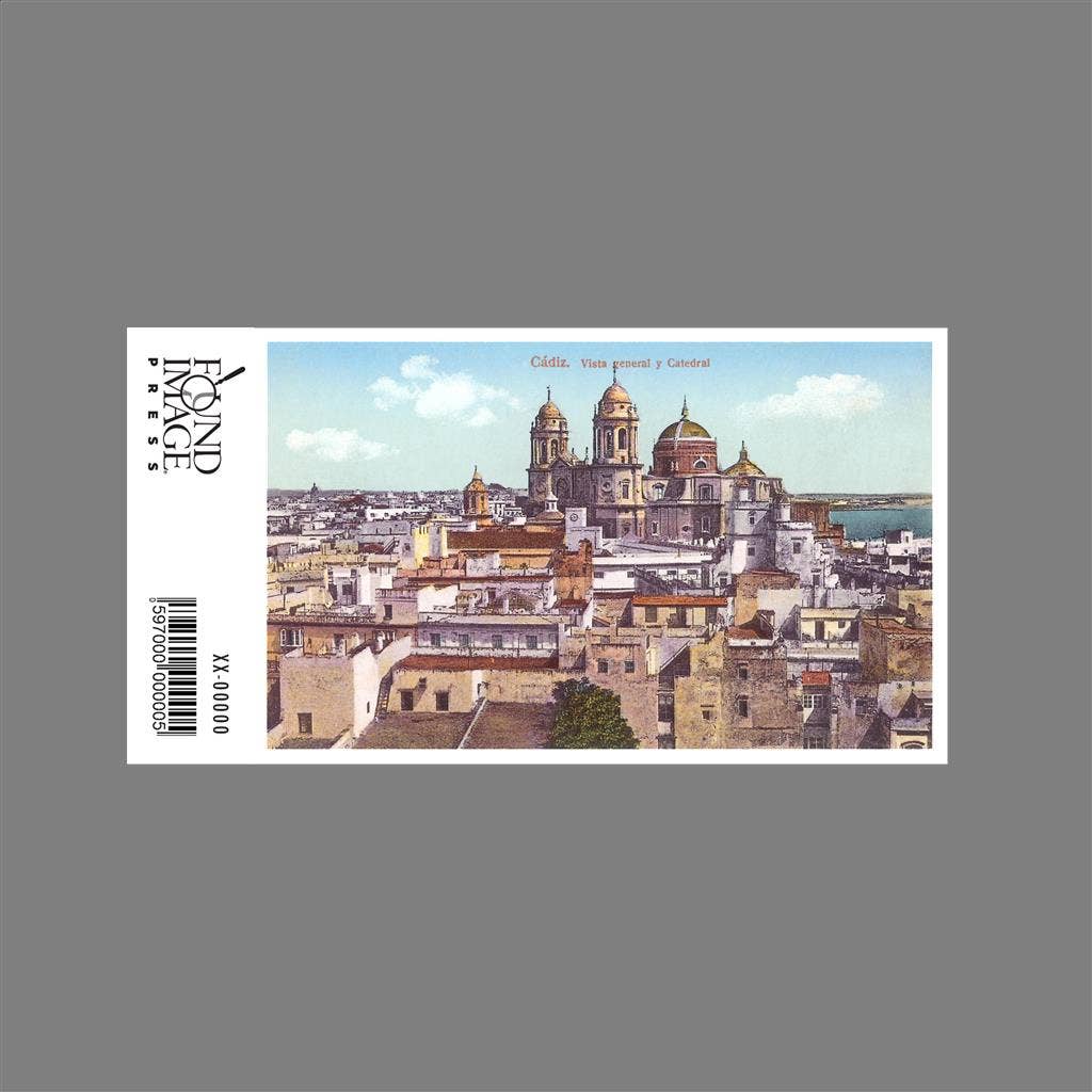 Found Image Press – wholesale Sticker – Sticker MF-154 View over Cadiz, Spain1
