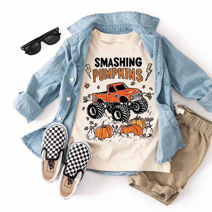 Buckin Baby Wholesale - Wholesale Screen Printed T-Shirt - Kids - Smashing pumpkins 0