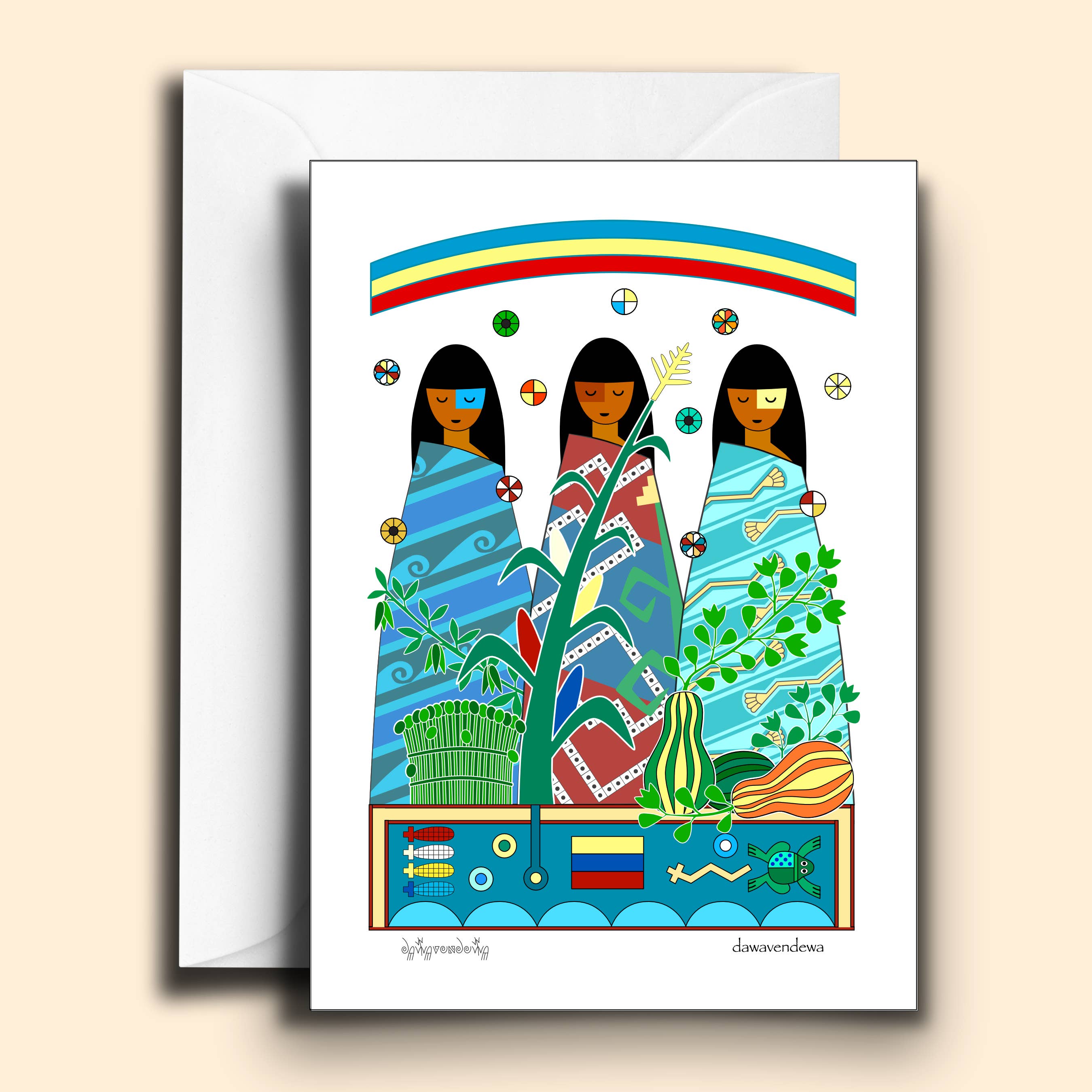 Fourth World Design – Großhandel Grußkarten für den Alltag – Drei Schwestern1