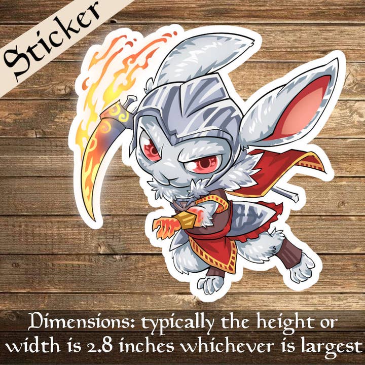 Mega Chibi - Wholesale Sticker - Baylen, the Haymaker