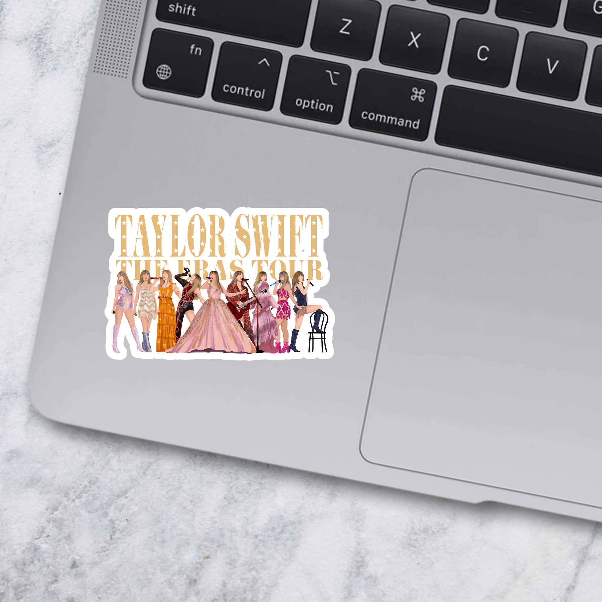 Crafted by Chris Co. - Vente Autocollant - Autocollant imperméable Taylor Swift Eras, autocollant Taylor Swift2